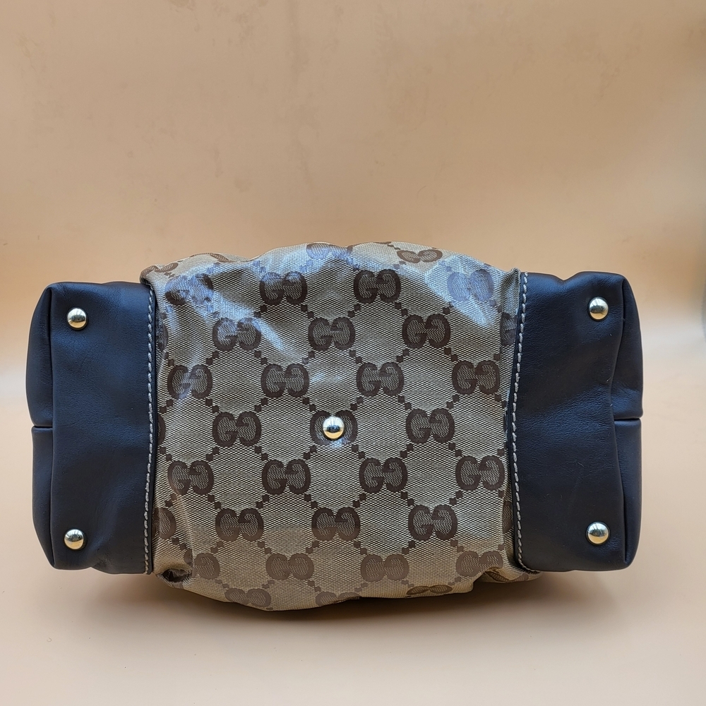 GUCCI GG Crystal Hand Bag Coated Canvas..Authentic..w/COA - Picture 5 of 17